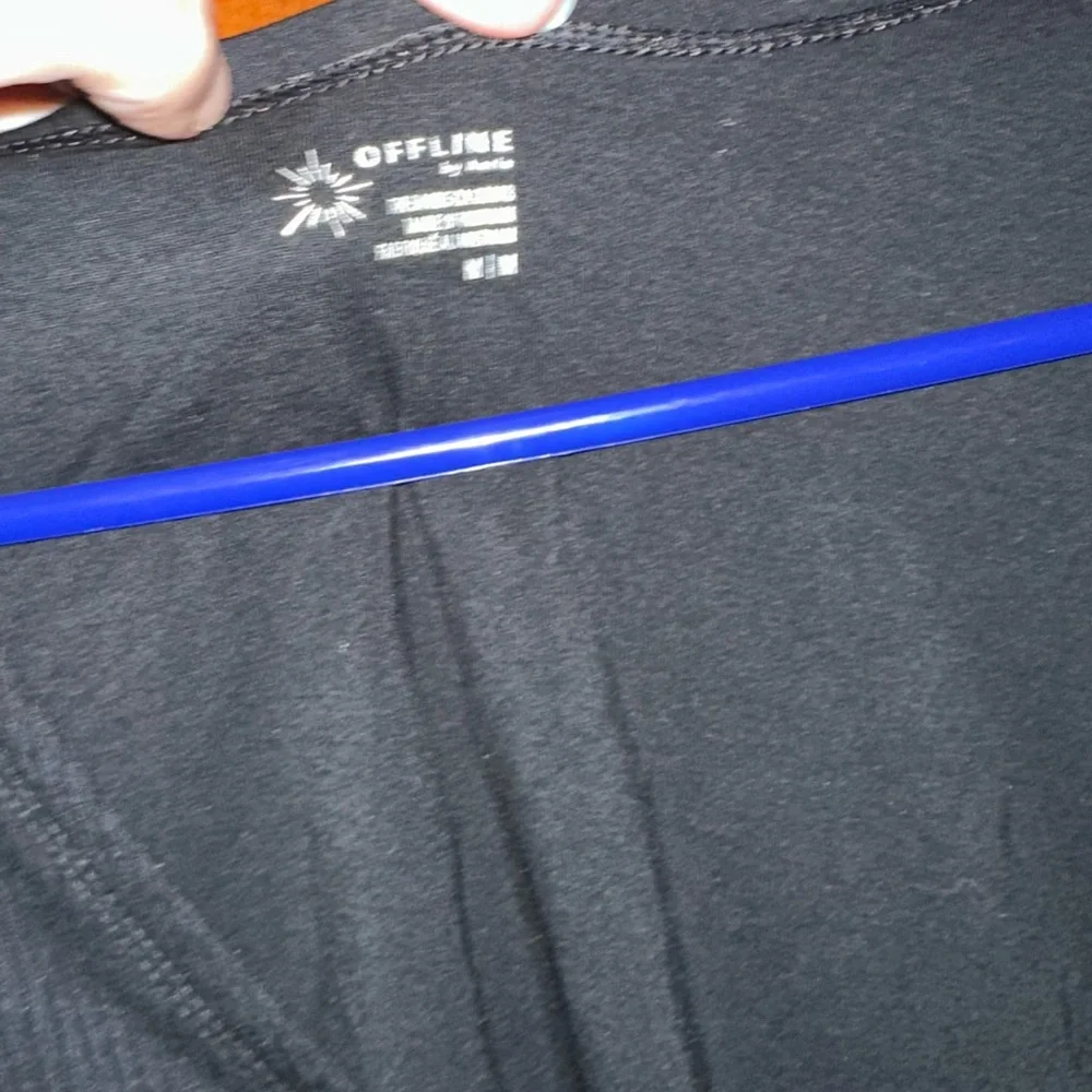 Stylish offline by aerie Black Long Sleeve Top- size M - Picture 5 of 5